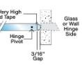Hinge Side Seal - ShowerDoorHardware.com