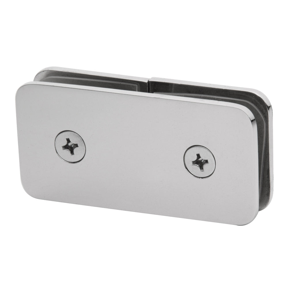 180 Degree Traditional Style Split Face and 'Y' Inline Glass Clamp