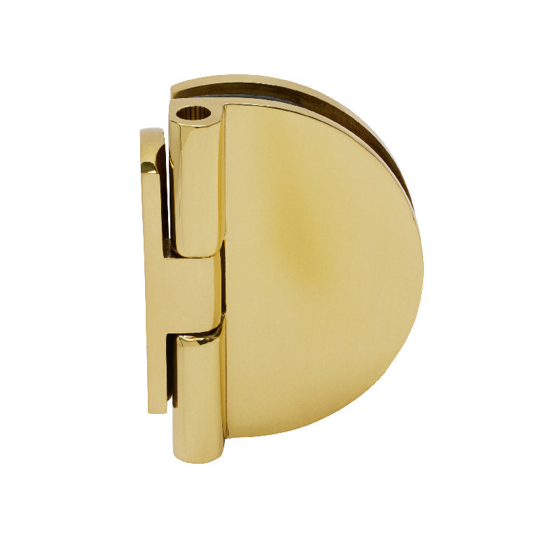 Half Round Light Duty Frameless Shower Door Wall Mount Hinge