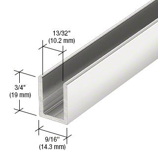 CRL CRL Fixed Panel Shower Door Deep U - Channel - 95" SDCD38PS