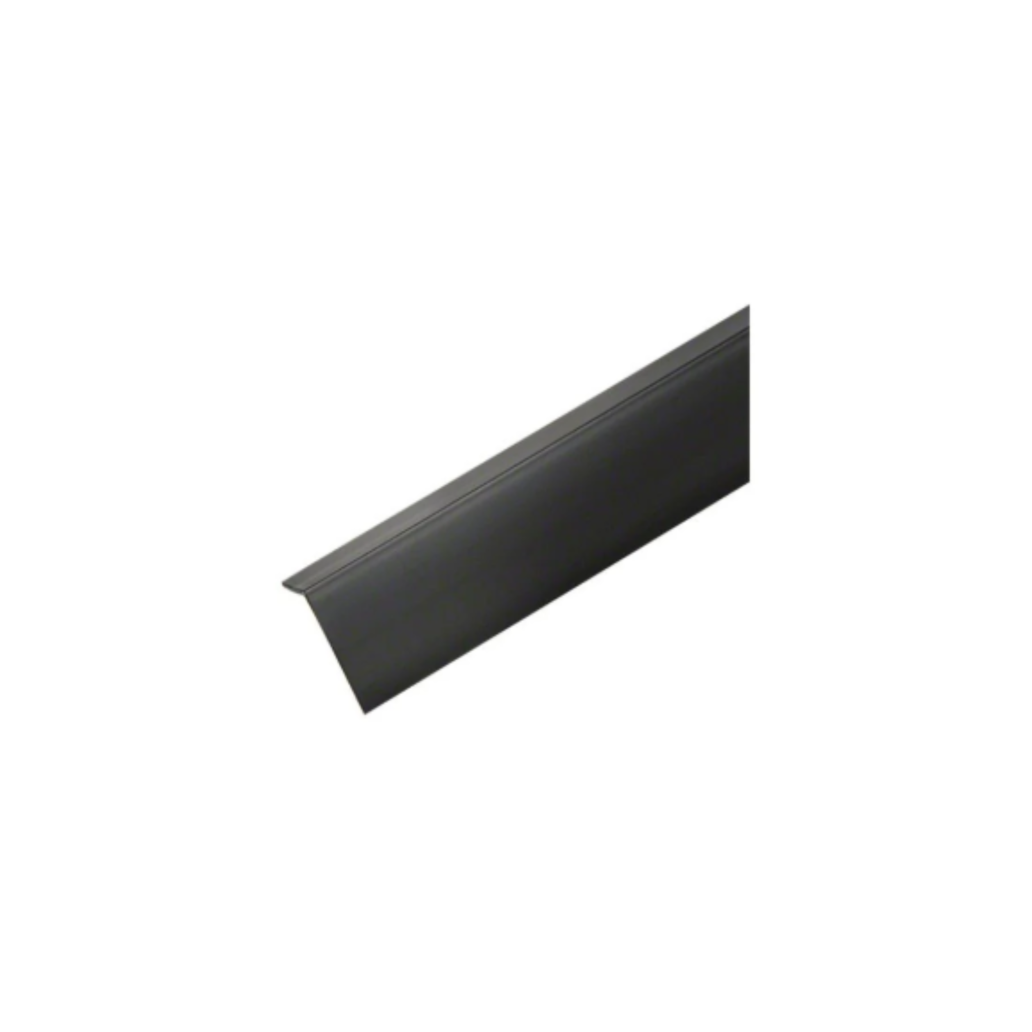 3/4 x 3/8 L Angle Style Matte Black PVC Decorative Grid Strips with Pre Applied Tape