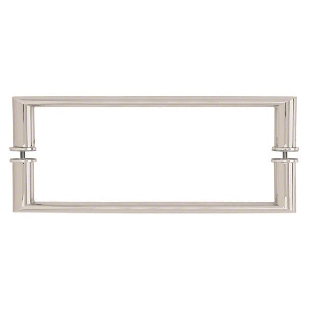 CRL Back - to - Back Oval/Round Towel Bar 0R18X18PN