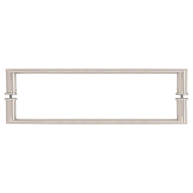 CRL Back - to - Back Oval/Round Towel Bar 0R24X24PN