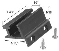CRL CRL 3/8" Bottom Guide for CK/DK Cottage Series Sliders DK6938