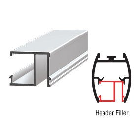 CRL CRL 72" Header Filler for CK/DK Cottage Series Sliders DK62BA