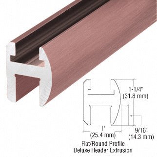CRL Deluxe Shower Door Header Kit - 95" SDH980ABC0