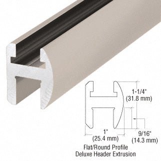CRL Deluxe Shower Door Header Kit - 95" SDH980SN