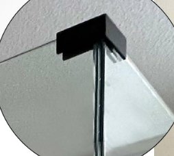 FHC FHC 90 Degree "Slip Fit" Glass Clamp SFC90BN