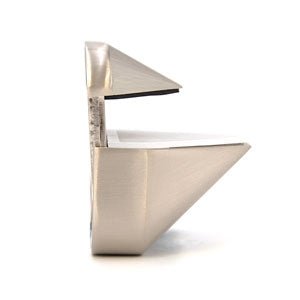 FHC FHC Adjustable Shelf Clamp For 1/8" To 15/16" Thick Glass Or Wood ASC1BN