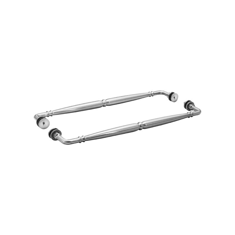 FHC FHC Baroque Towel Bar Back - To - Back for 1/4" To 1/2" Glass BAR18X18CH