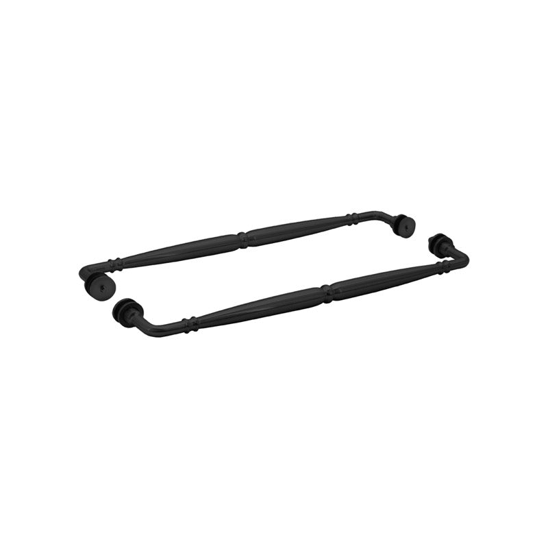 FHC FHC Baroque Towel Bar Back - To - Back for 1/4" To 1/2" Glass BAR18X18MB
