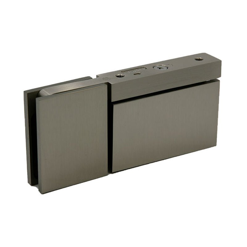 FHC FHC Cambria Grande Pivot Hinge With Attached U - Clamp Reversible For 1/2" Glass CAMGS07BN