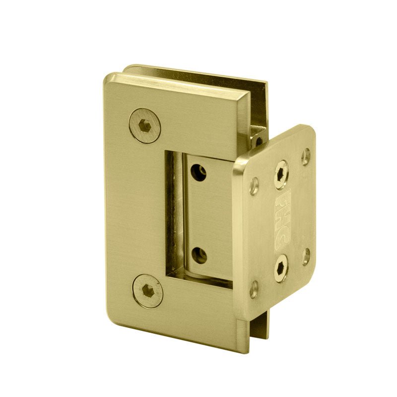 FHC FHC Carolina Beveled Adjustable Wall Mount Hinge Short Back Plate CLNAS2SB