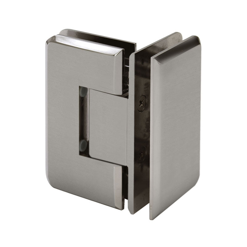 FHC FHC Carolina Beveled Glass To Glass 90 Degree Hinge CLN90BN