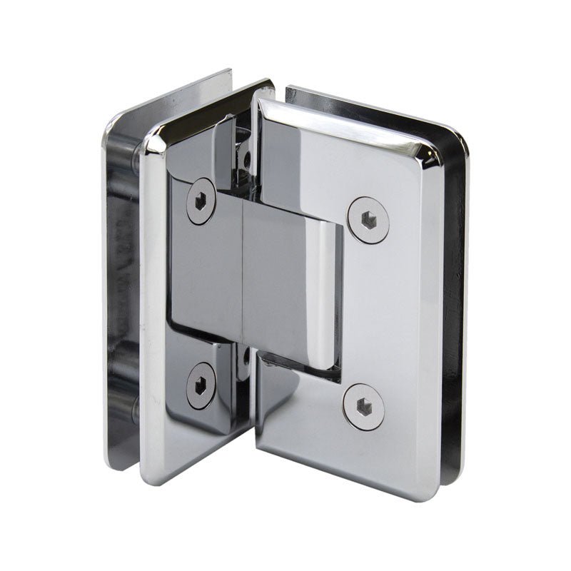 FHC FHC Carolina Beveled Glass To Glass 90 Degree Hinge CLN90CH
