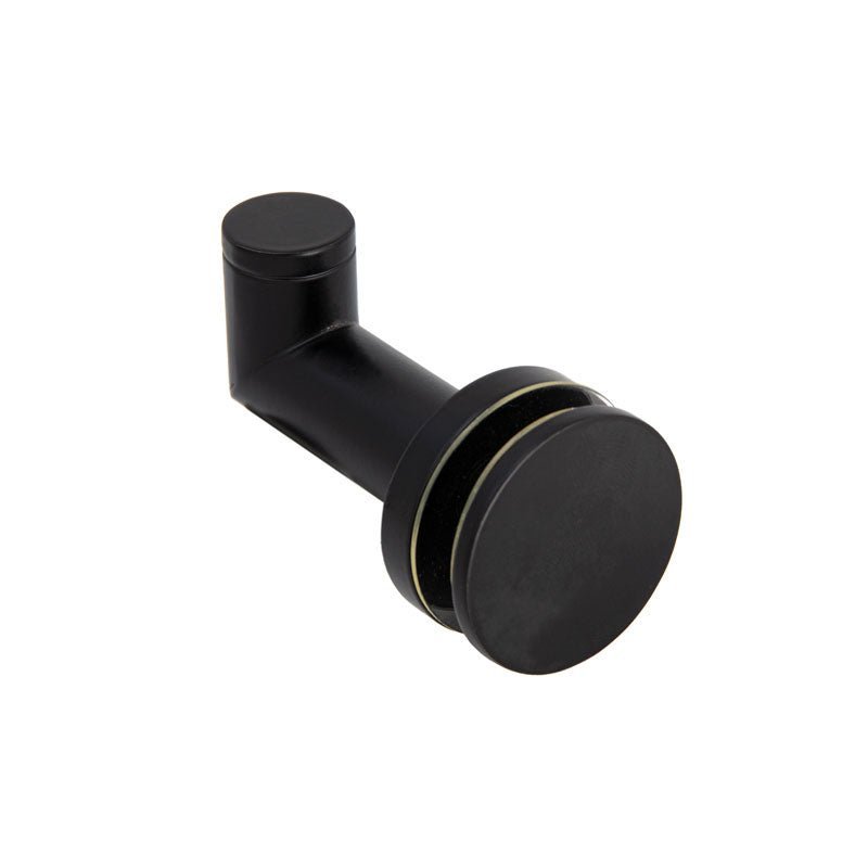 FHC FHC Mitered Thru - Glass Towel/Robe Hook For 3/8" And 1/2" Glass MRH1BN