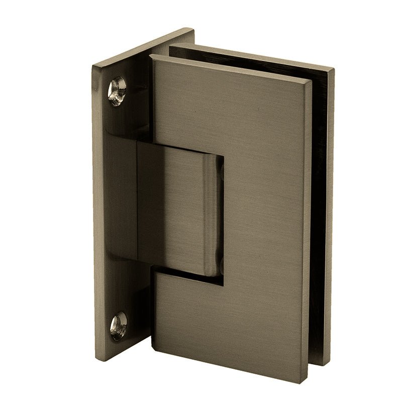 FHC FHC Venice Adjustable Square Wall Mount Hinge Full Back Plate VENA4BBRZ