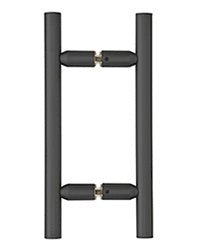 CRL Ladder Style Back - to - Back Pull Handle LP6X6MBL