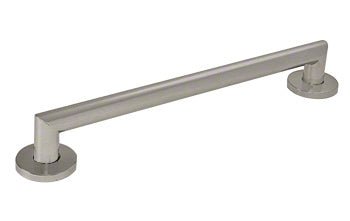 CRL Mitered 18" Round Grab Bar GBB18BS