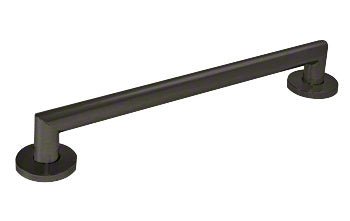 CRL Mitered 18" Round Grab Bar GBB18BS