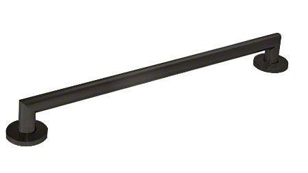 CRL Mitered 24" Round Grab Bar GBB24MBL