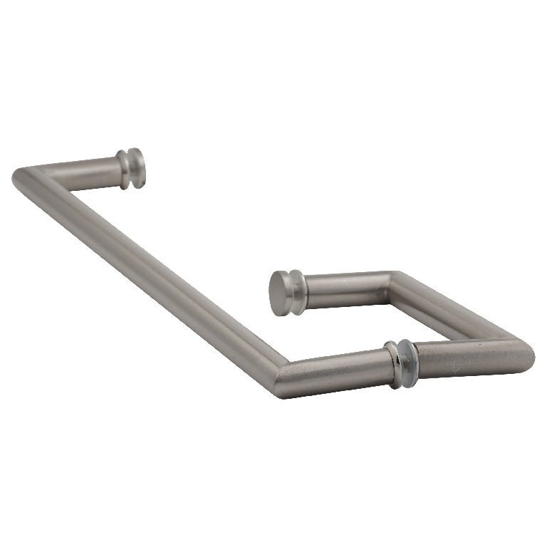 U.S. Horizon Mfg. Mitered Towel Bar/Handle Combo w/Washers TBM618CSWBN