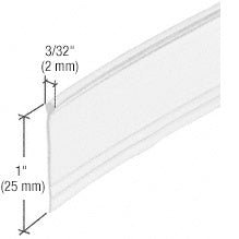 Prime - Line Clear Round Top "Bulb" Type Shower Door Sweep M6184