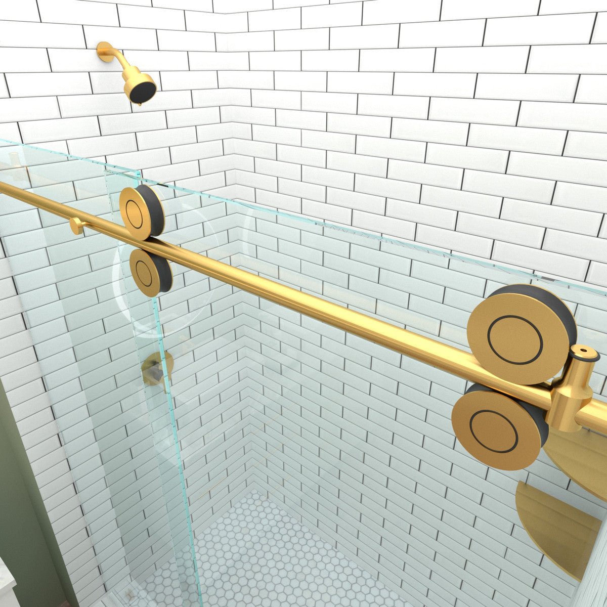 Structure Glass Solutions Quatro Heavy Duty Sliding System Quatro HD Sliding System - Brushed Gold