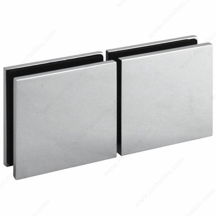 Richelieu Hardware 180° Glass - to - Glass Movable Transom Clamp - Square SC1SQ180MG195
