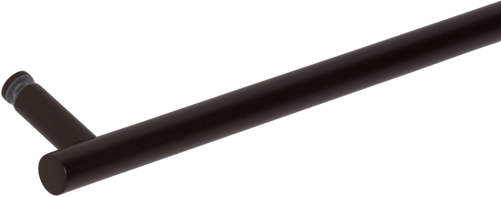Rockwell Security Rockwell Ladder Type Single Side Towel Bar for Glass Shower Doors with 1/2" Hole Diameter SDPLPT18ORB