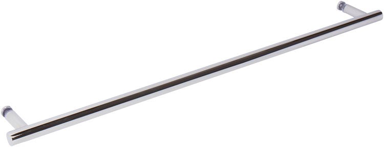 Rockwell Security Rockwell Ladder Type Single Side Towel Bar for Glass Shower Doors with 1/2" Hole Diameter SDPLPT18PS
