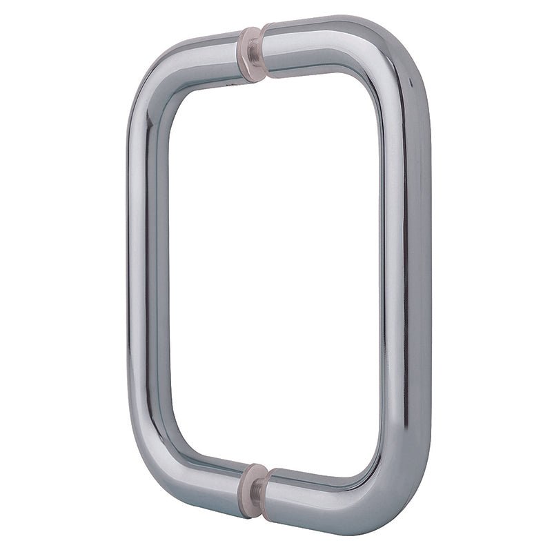 Rockwell Security Back to Back Tubular Pull for Heavy Glass Frameless Shower Doors SDH3/4 - 8 - PS