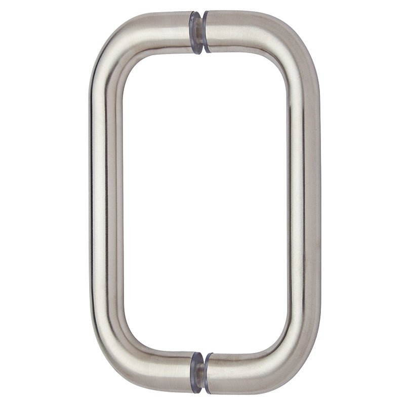 Rockwell Security Back to Back Tubular Pull for Heavy Glass Frameless Shower Doors SDH3/4x8 - BS
