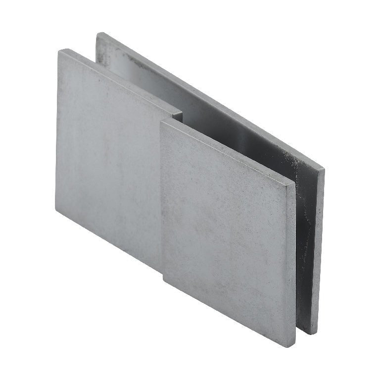 U.S. Horizon Mfg. Square 180 Degree Glass to Glass Y Clip C180YSA