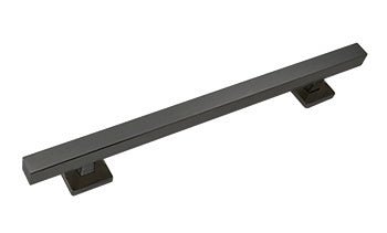 CRL Straight 18" Square Grab Bar GBD18MBL