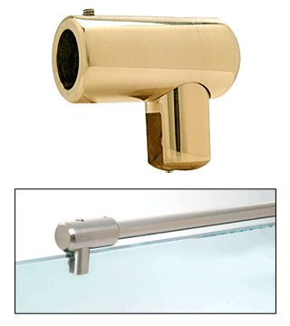 CRL Support Bar U - Bracket for 1/4" and 5/16" Glass S4BR