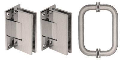 Vienna Shower Pull and Hinge Set