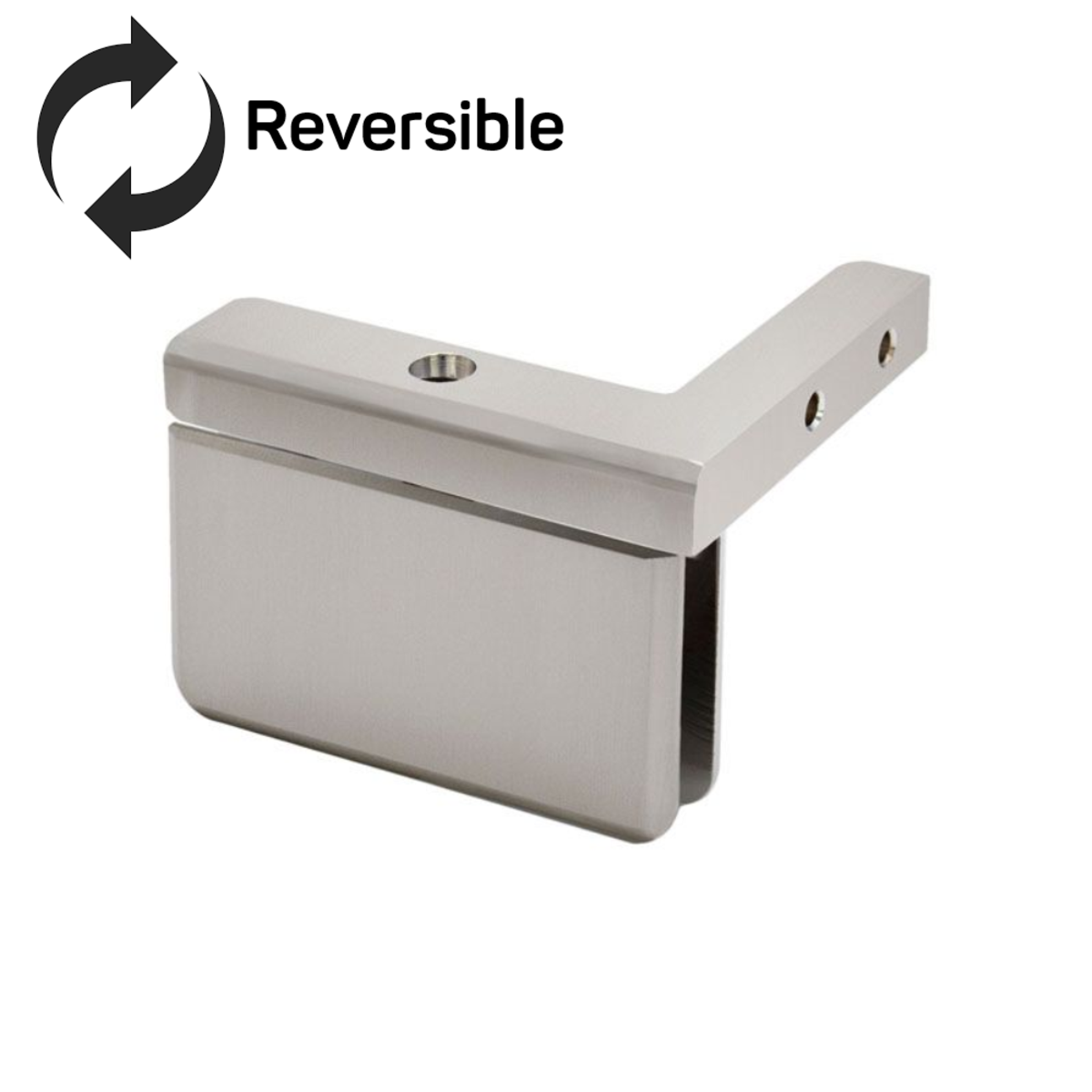 Wall to Glass Reversible Pivot Hinge
