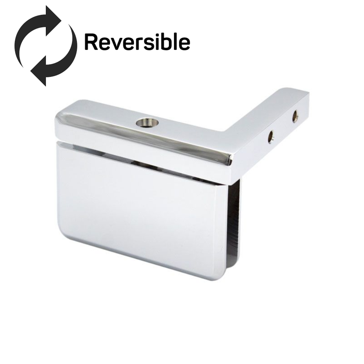 Wall to Glass Reversible Pivot Hinge