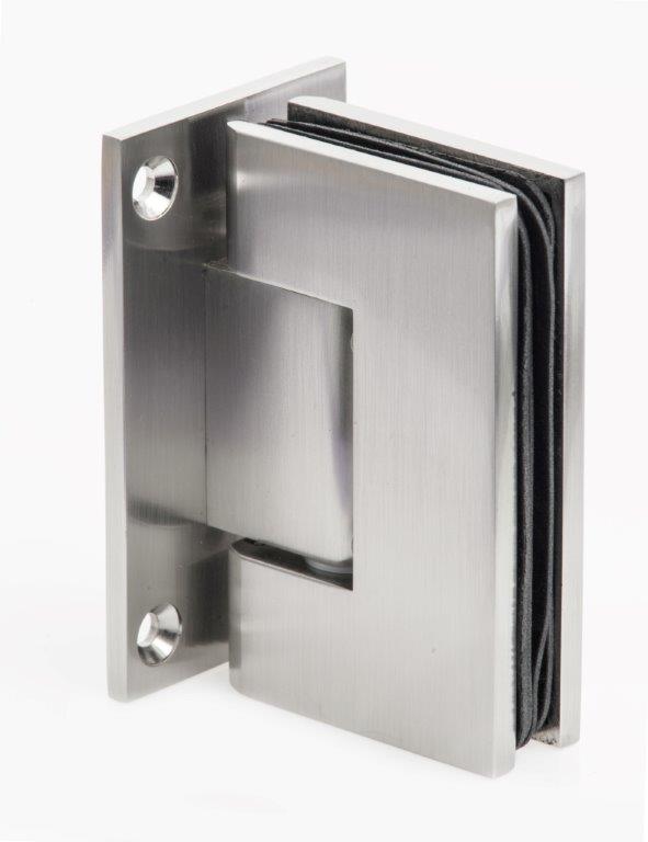 Wall to Glass Square Shower Door Hinge for Frameless Heavy Glass Shower Doors