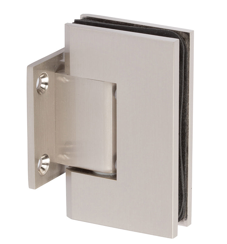 Wall to Glass Square Shower Hinge Finish for Frameless Heavy Glass Shower Doors