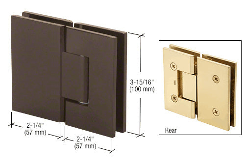 Vienna 180 Degree Glass-to-Glass Positive Close Hinge