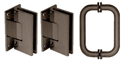 Vienna Shower Pull and Hinge Set