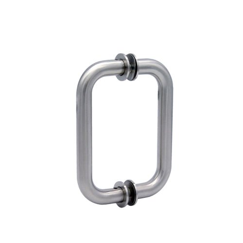 Brushed Nickel Shower Door Pull-Handles - ShowerDoorHardware.com