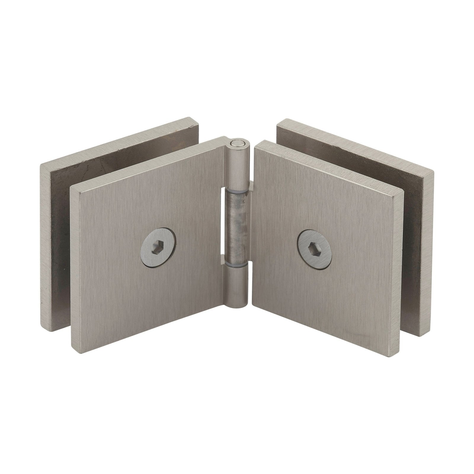 Designer Series Wall Glass To Glass Clips - ShowerDoorHardware.com