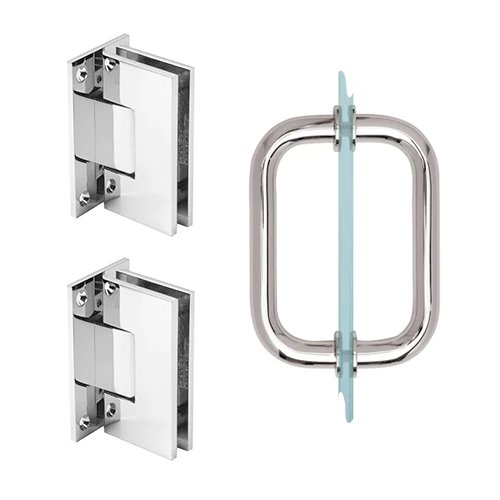 Hinge & Handle Set - ShowerDoorHardware.com