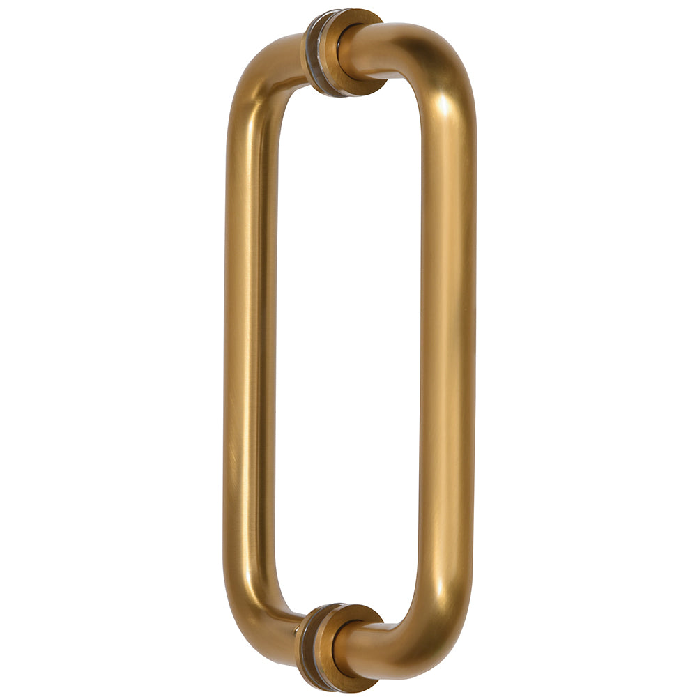 Back-to-Back Solid Brass 3/4" Diameter Pull Handles with Metal Washers