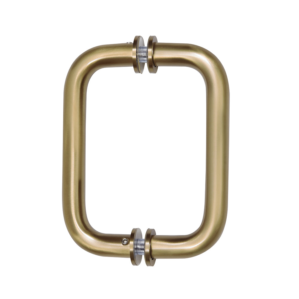 Back-to-Back Solid Brass 3/4" Diameter Pull Handles with Metal Washers