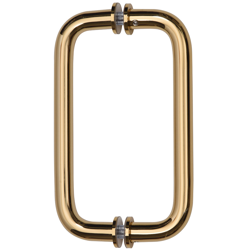 Back-to-Back Solid Brass 3/4" Diameter Pull Handles with Metal Washers