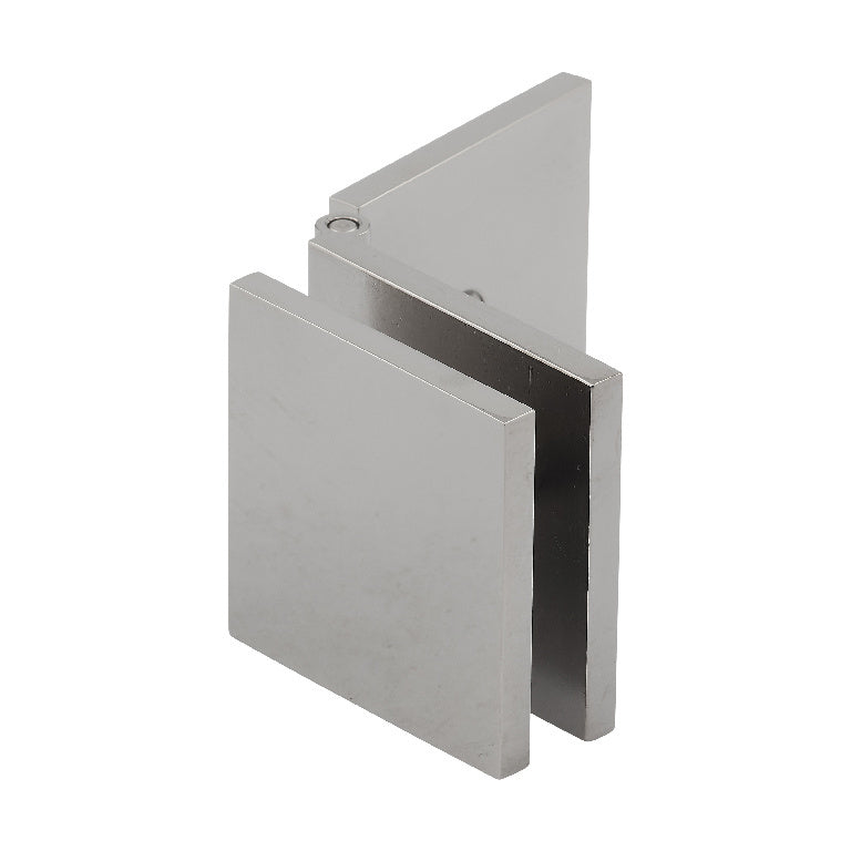 Adjustable Square Wall Mount Glass Clip 2" x 2" (51 x 51 mm)